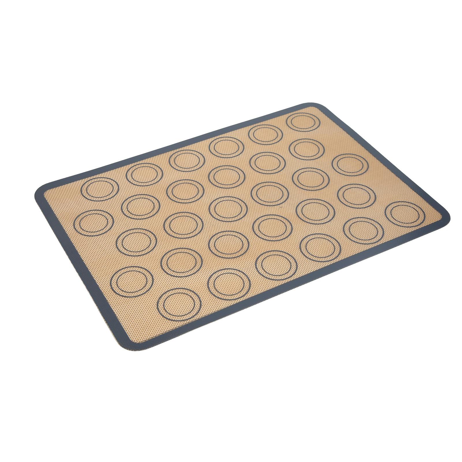 

Baking Mat Food Grade Silicone and Glass Fiber Non Stick Heat Resistant Dough Mat for Making Pastry Pizza Bread