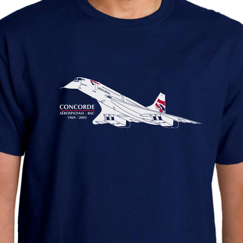 Printed Hot Sale New Unisexs T Shirt Cartoon Hip Hop Shirt Aeroclassic Aviation Heritage Concorde High Quality Unisex T Shirts