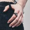 SENTIMENTS NO.323 [BLACK] GEOMETRY STAR RING