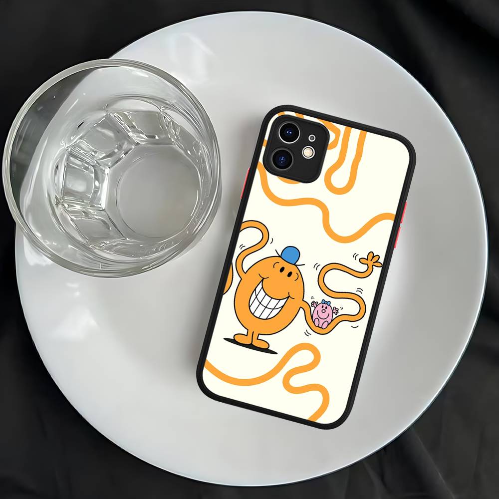 

Gifts Mr Men And Little MisS Phone Case For iPhone 16 15 14 Plus 15 13 12 11 Pro Max X XS MAX Matte Cover iphone 14 plus