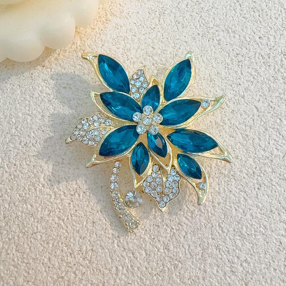 High-End Pearl & Rhinestone Butterfly Brooch for Women's Fashion Suits and Scarves