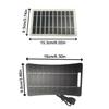 5V 2W USB Solar Charger Panel with USB Output Outdoor Solar Charger  Electric Fan