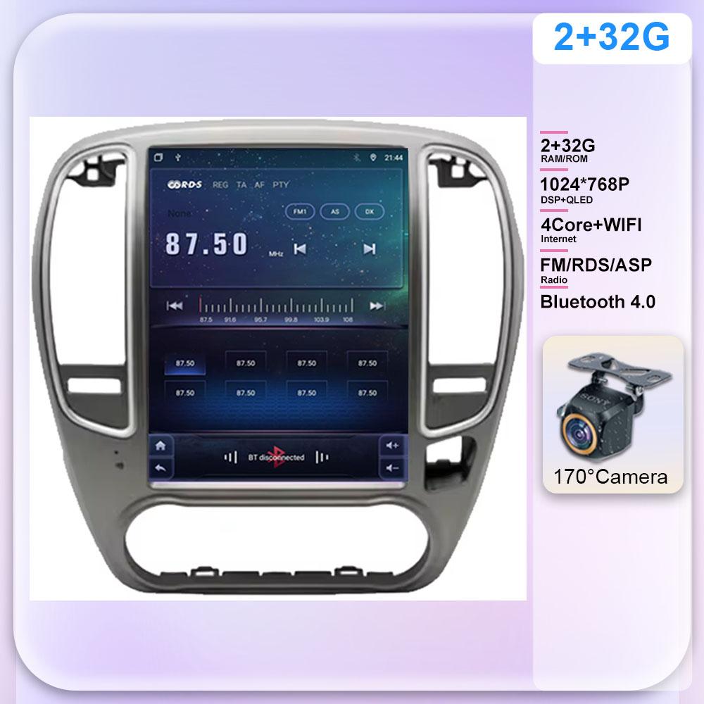 

9,7-дюймовый Android 13 для Nissan Bluebird Sylphy G11 2005 - 2012 Автомобильный радиоприемник Авто Мультимедийный плеер GPS Навигация Carplay 5G WIFI