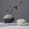 Ceramic Retro Light Luxury High-end Decorative Ornament TV Cabinet Countertop Dried Flower Arrangement Water Culture Device