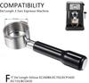 CAPFEI 51mm Portafilter for DeLonghi 51mm Bottomless Portafilter 2 Stainless Steel Replacement Part for DeLonghi Handle ECP3420/EC155/BCO430/EC260,