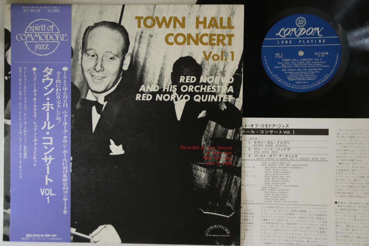 

LP Record RED NORVO - Town Hall Concert Vol.1 SLC443 LONDON Japan Obi Jazz Used