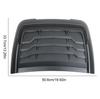 Black Car Exterior Hood Vent Scoop Cover Air Intake Grille Inlet Trim Universal