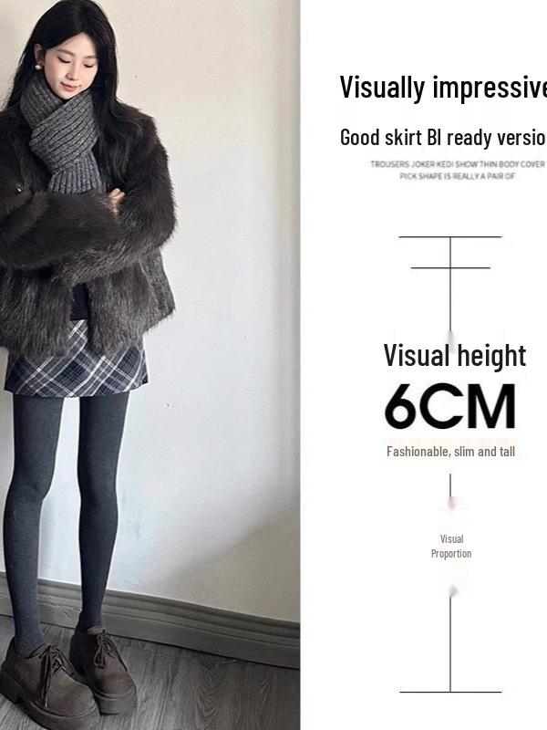 Woolen Retro Plaid High-Waisted A-Line Mini Skirt for Women - Autumn/Winter Hip-Hugging, Anti-Exposure, Versatile Design
