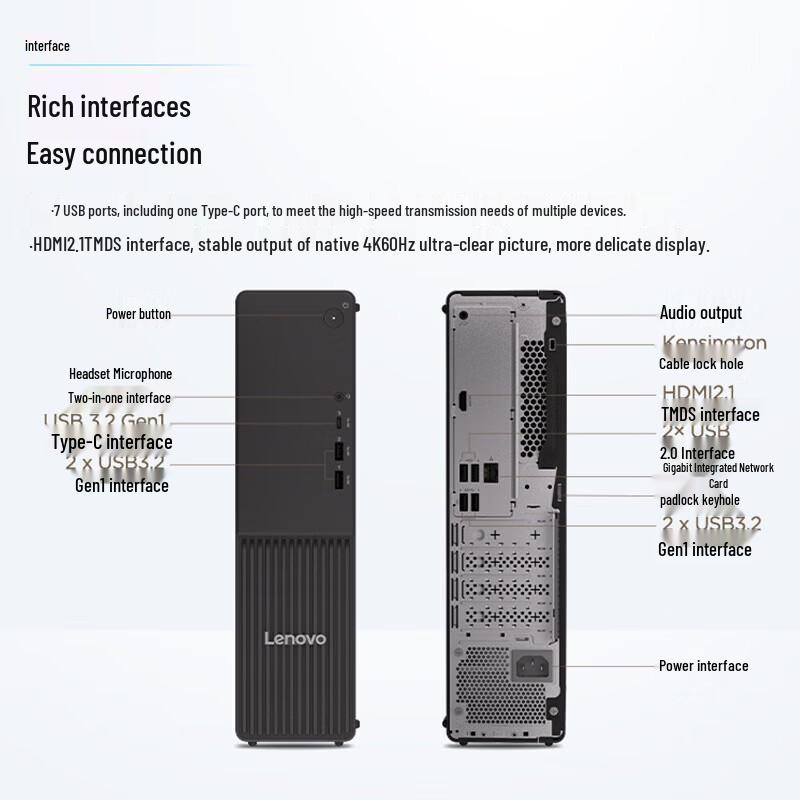Lenovo Yangtian M4000q Business Desktop PC (CN version)