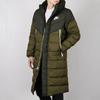 Nike Logo Print Stand Collar Long Down Jacket Men Outerwear Green AA8854-355