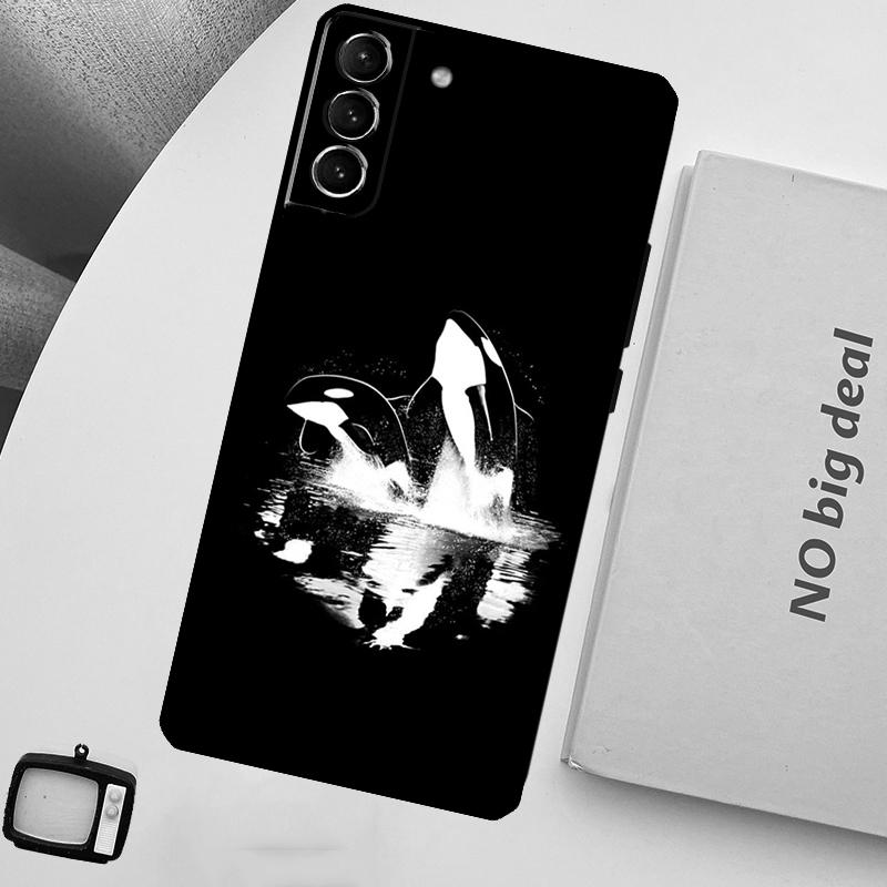 Killer Whale Orca Phone Case For Samsung Galaxy S25 Ultra S21 S22 S23 S24 Ultra S9 S10 S20 Plus S25 FE Cover