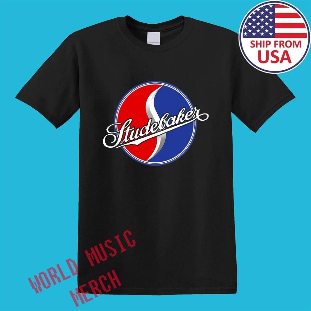 Studebaker Classic Car Men s Black White Size S-5XL 3XL