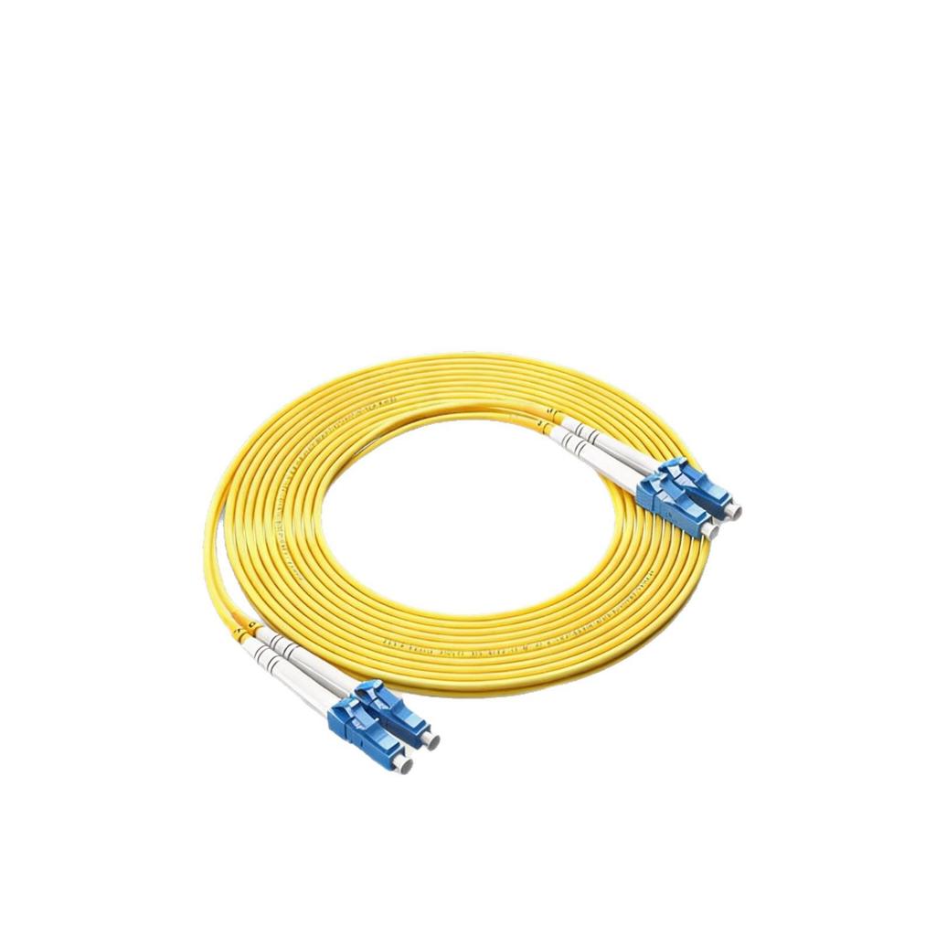 Low Smoke Zero Halogen Single-Mode Dual-Core LC-LC 2.0 Telecom Fiber Optic Patch Cord
