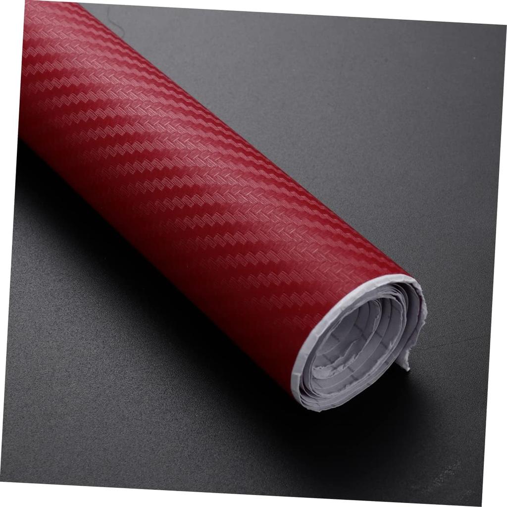 AKOOSY Roll Carbon Fiber Red Vinyl for Car
