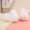 Süßes laufendes Kaninchen Dekompressions-Squishy-Spielzeug Tiere Anti-Stress Langsam aufsteigendes Sensorisches Fidget Knetspielzeug für Kinder Partygeschenke