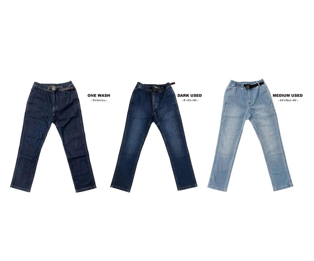 Gramicci Stretch Denim Cropped Pants, GMP5-SJP05 (M, MEDUSED)