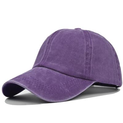 Baseballkappe Gewaschen Alt Sonnenschirm Einfarbig Leichte Platte Zungenkappe Eltern-Kind-Kappe