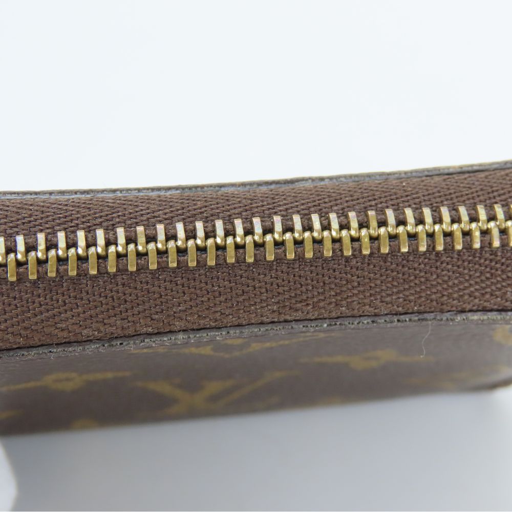 Gebrauchtes LOUIS VUITTON Münzetui Zippy Münzbörse M60067 Rundum-Reißverschluss Monogramm Braun Münzfach