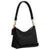 Coach Laurel 19 Letter Logo Gold Hardware Leather Crossbody Shoulder Bag Small Women Bags Black CBH16-IMBLK
