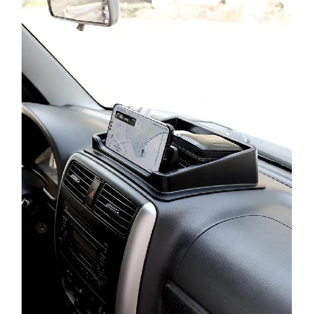 For Suzuki Jimny 1998~2018 JB33 JB43 Car Center Console Dashboard Storage Box Phone Bracket Interior Accessories