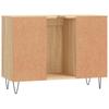 Bathroom Cabinet Sonoma Oak 80 x 33 x 60 cm Particleboard