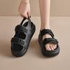 Black sports sandals new spring and summer platform beach shoes Roman sandals
