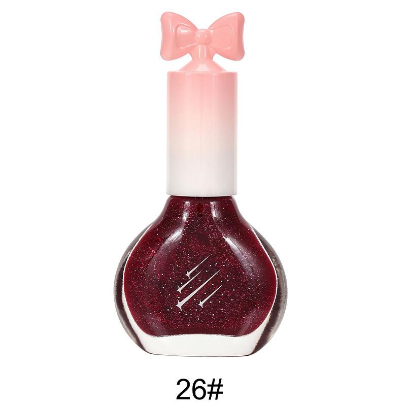 Nail Polish No Bake Oily Fast Drying Non-tearable Nude Color Long Lasting Waterproof Nail Polish