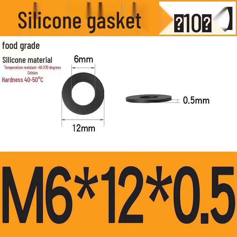 Silicone High-Temp Waterproof Gasket & Shock Absorbing Seal Pad
