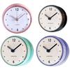 For Home Bathroom Wall Clock Sucker Wall Clock Suction Cup Clock Bathroom Wall Clock Waterproof Anti-Fog Black