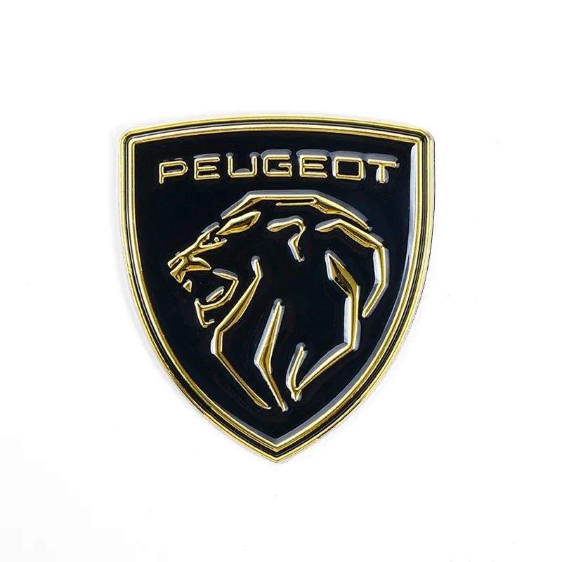 2026 Hot Car Sticker For Peugeot 408 4008 308 3008 Rifter 5008 508 2008 208 301 RCZ 407 Car 3D Metal Badges Trunk Body Window Si