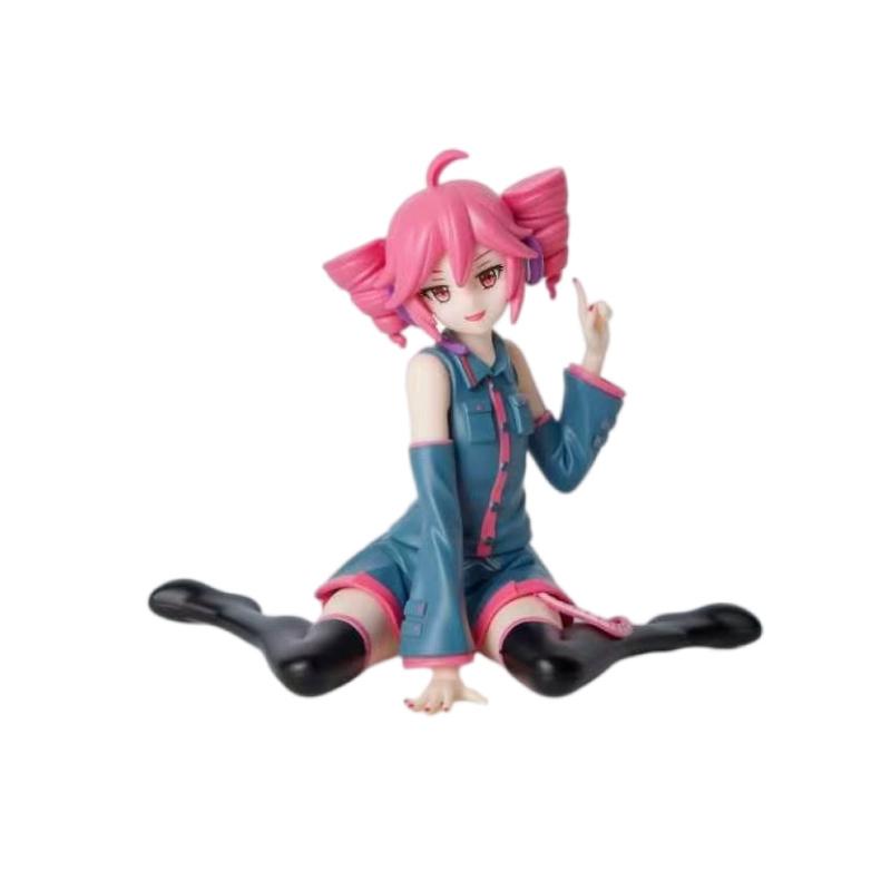 Figure Kasane Teto Red Hair Red Pupils Music Icons Action Figure PVC Model Collection Anime Figurine Birthday Gift