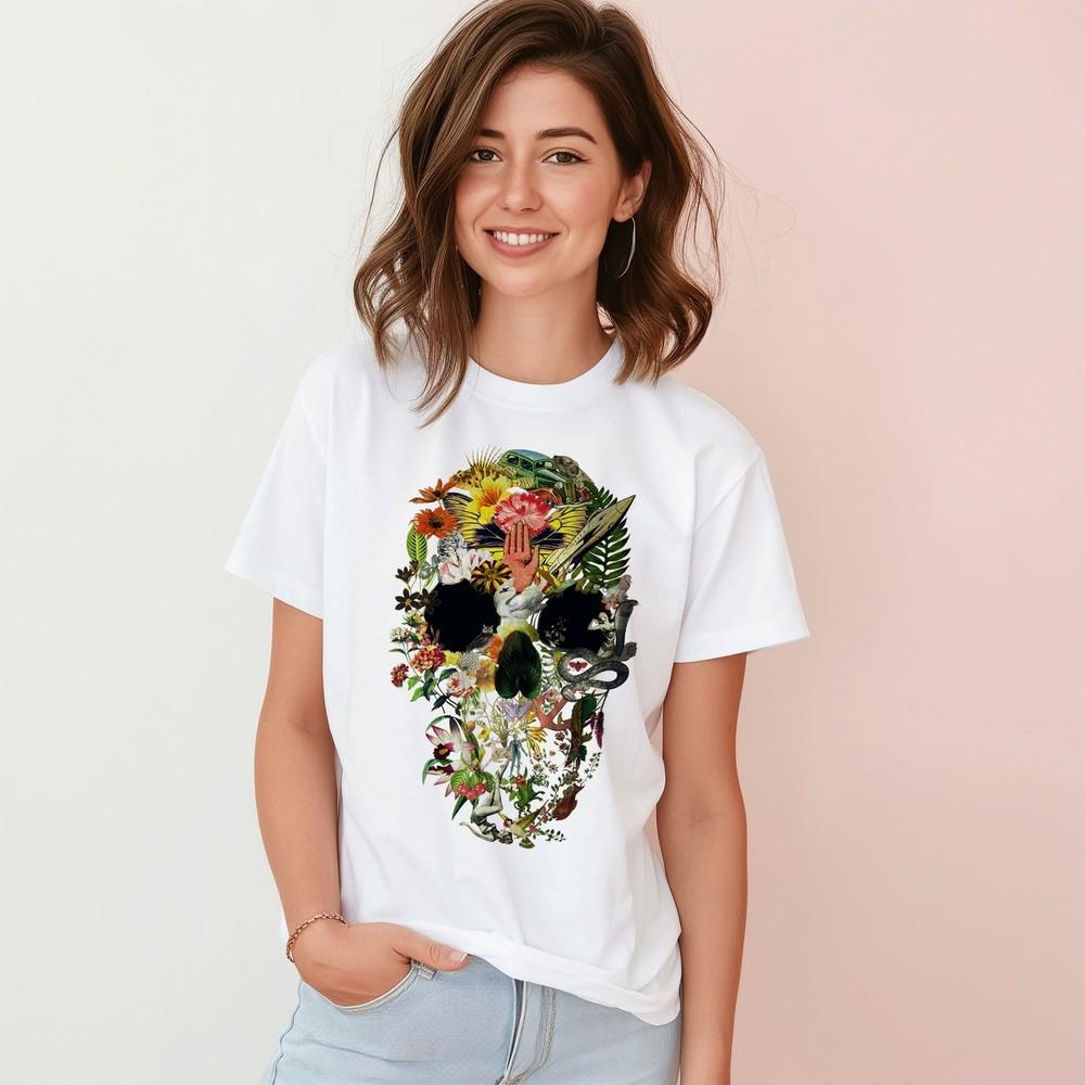 

26 Womens Skull Shirt, Unisex Garment-Dyed T-shirt, Halloween T Shirt Gift, Got Unisex T-Shirt XXXXL