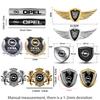 New Car Styling 3D Metal Chrome Zinc Alloy Emblem Car Body Sticker Decal For Astra Mokka Zafira Vectra OPC Insignia Corsa