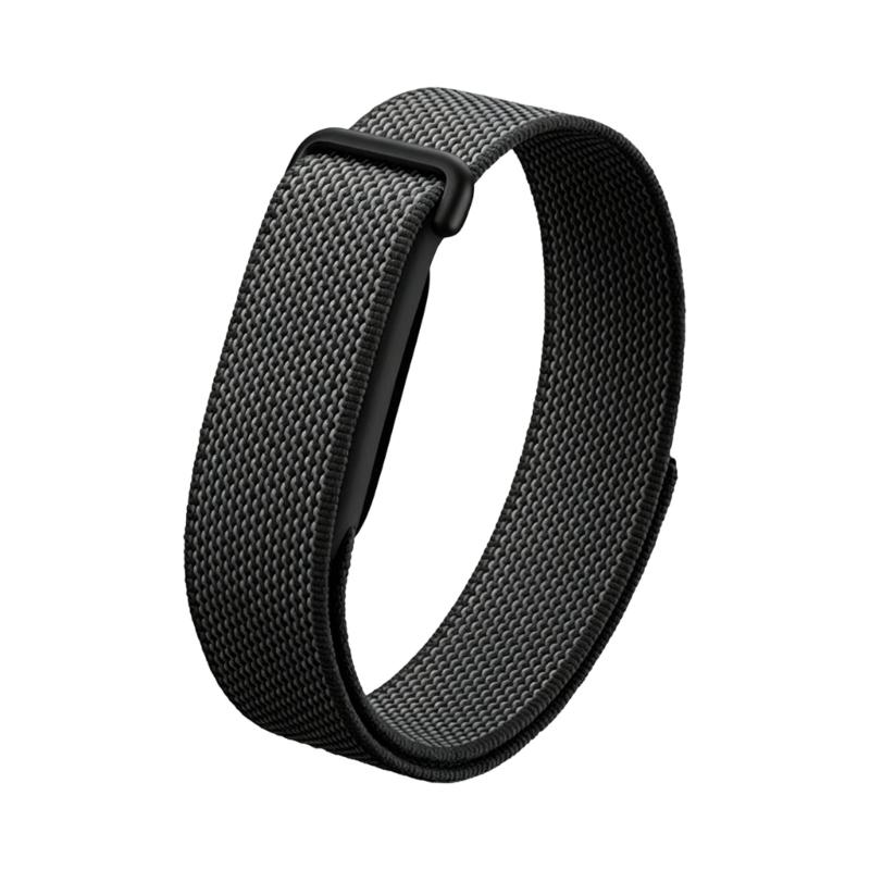 Nylon Watch Band Woven Texture Adjustable Loop Strap with Metal Hook Closure Replacement Wrist