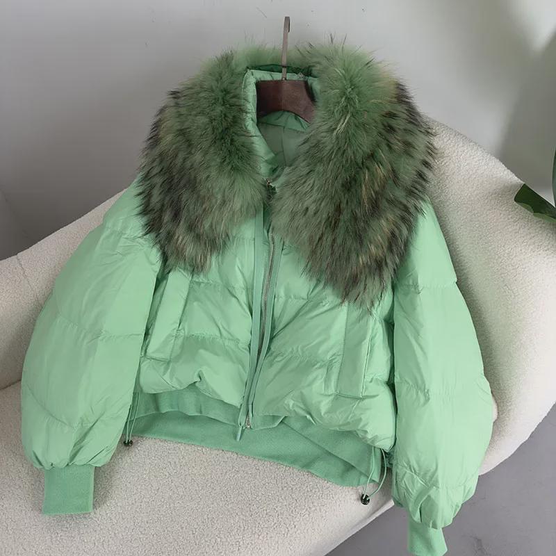 Geacă scurtă de puf pentru femei 2023 - Puf de rață high-end la modă