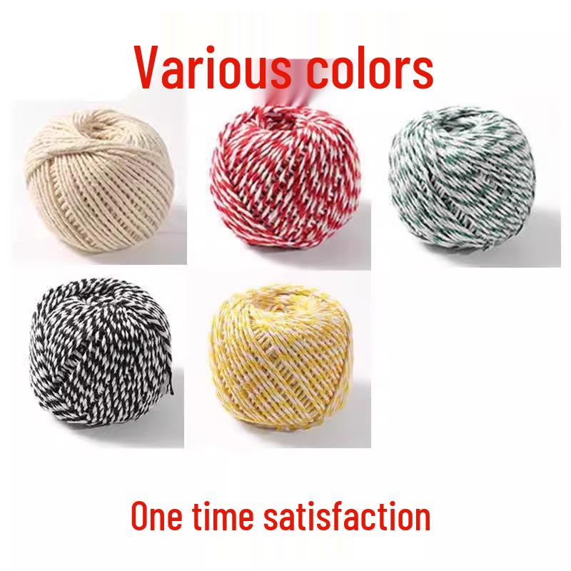

Food-Grade Cotton Rope for Wrapping Zongzi, Tying Crabs, Bacon, and Sausages