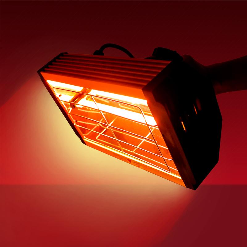 DATOUBOSS Portable Infrared Paint Curing Lamp 1000w Handheld Shortwave Infrared Heating Light Car Body Repair Tool