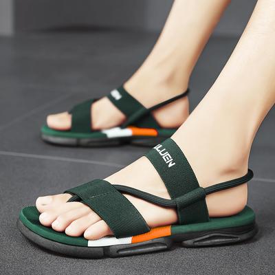 Summer Men's Flip Flops Sandals Casual Beach Sandals T-Strap Sandals Open Toe Slippers for Male