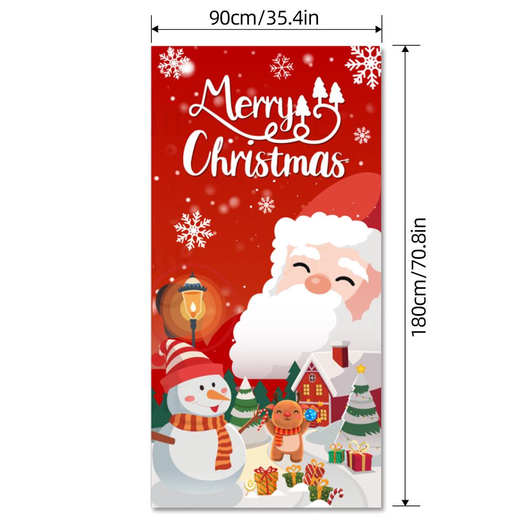 Christmas Background Cloth, Explosive Decorative Banner Hanging Cloth, Camera Couplet Direct Sales