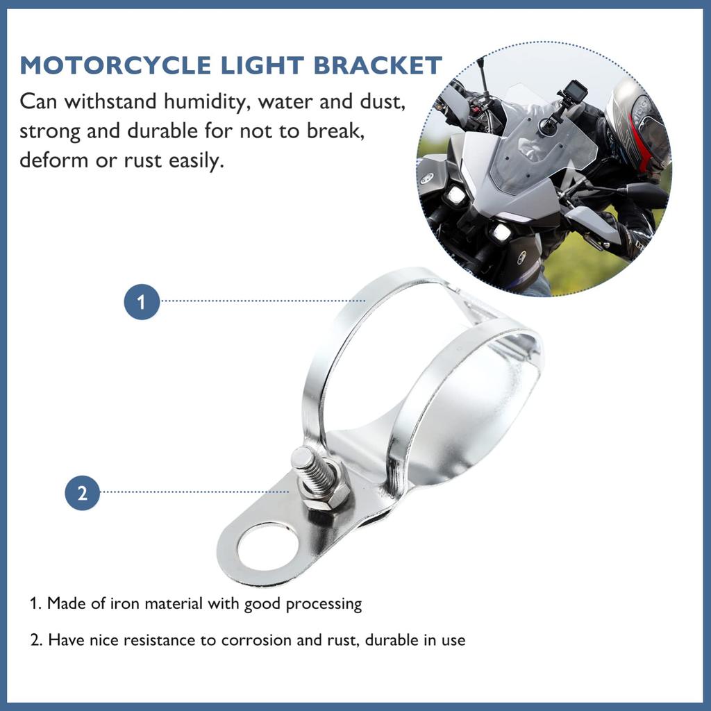 PartyKindom 2 Pack Motorcycle Turn Signal Stay Lightweight Iron Easy Release