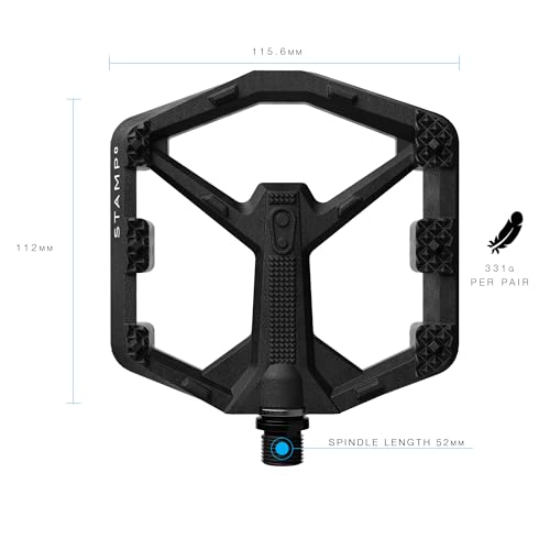 CRANKBROTHERS Stamp 0 Large Pedals, Black