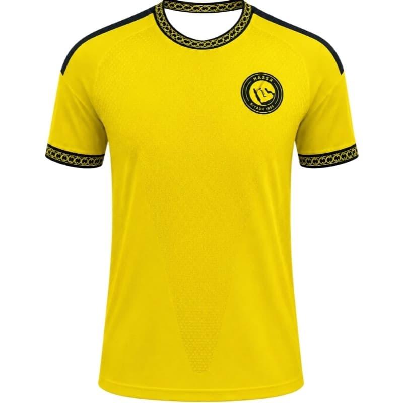Nuova Maglia Casa Al-Nassr FC 2026 Stagione 2026/27 – T-shirt Sportiva Traspirante a Maniche Corte per Uomo e Donna (Partita di famiglia)