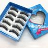 5 Pairs Natural Long Cross Thick Fake Lashes Stage Club False Eyelashes Makeup