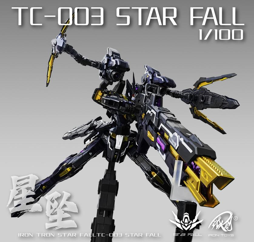 In Stock1/100 Mg Iron Tron Model Tc-003 Eternal Judgment Star Fall Alloy Inner Frame Assembly Model Kit Educational Toy For Kids
