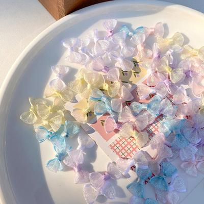 10 st Minirosetter Små Bandrosetter Små Förknytna Rosetter för DIY-hantverk Sömnad Scrapbooking Presentinslagning Håraccessoarer Festdekoration