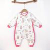 Kids Cotton Warm Sleeping Bag With Legs Winter 3-8 Years Old Toddler Sleepwear Anti-Kick Belly Protection