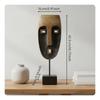 2 Pieces Resin Face Decor Modern Design Figurine Artistic for Gift