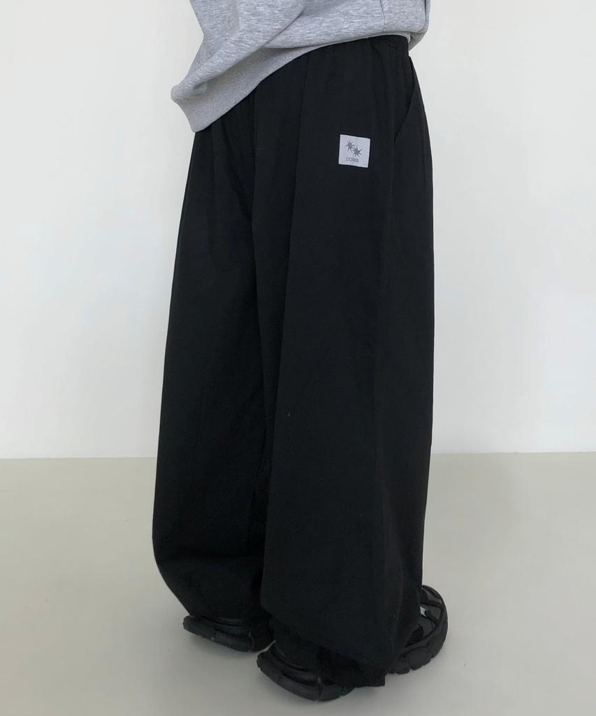 Koiliseu Corvin Pintuck Wide Elastic Waist Pants (3 Colors)