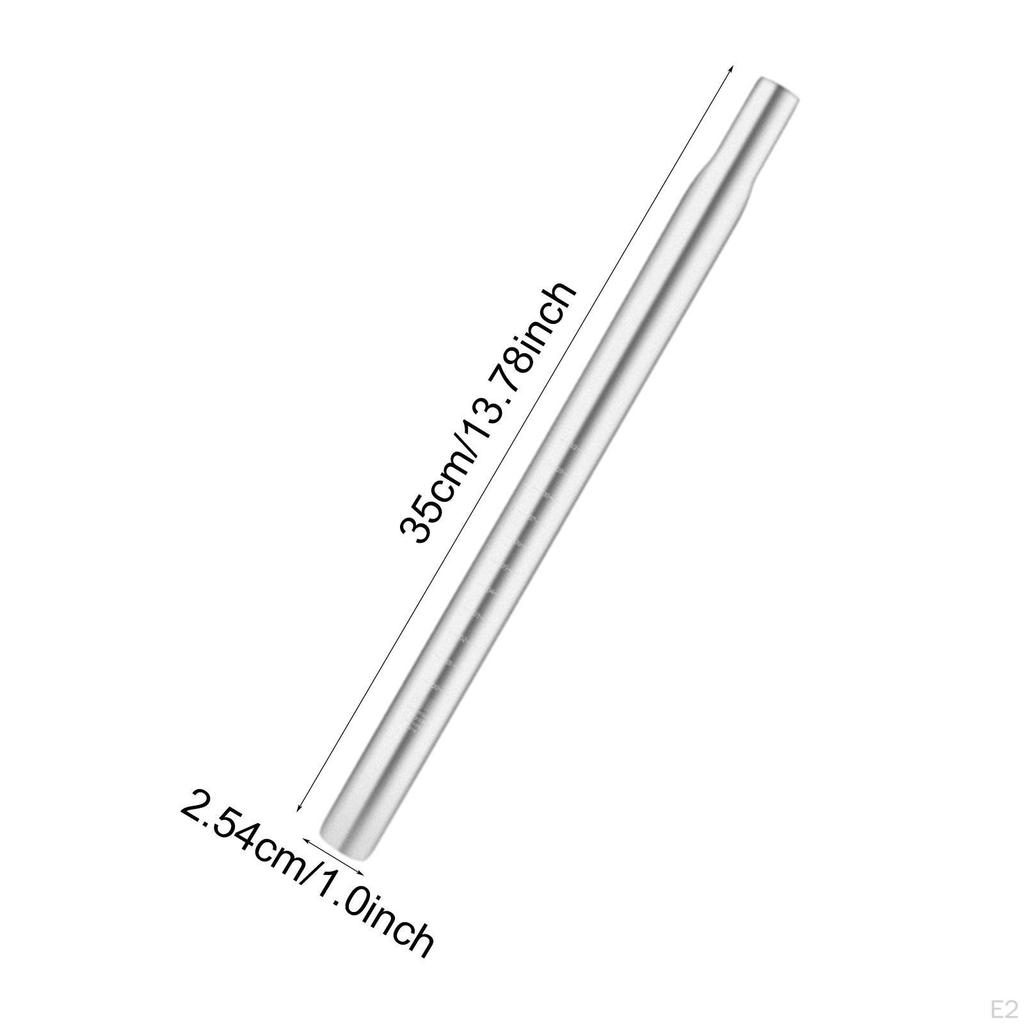 Seatpost Aluminum Alloy Length 350mm Accessory Sturdy Quick Installation for Mountain Bikes Replace