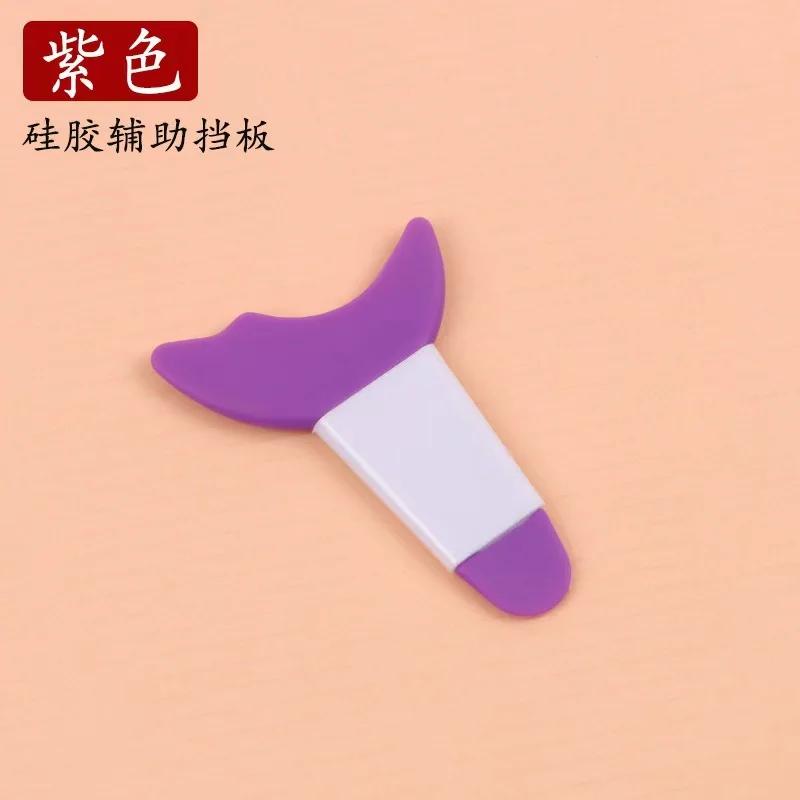 Eyeliner Template Mascara Shield Applicator Multifunctional Silicone Brush Lash Stopper Eye Makeup Tool Eye Makeup Aid Wholesale